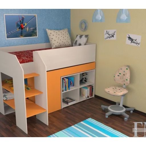 Кровать-чердак «Теремок-2»